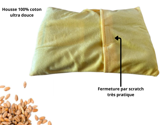 Bouillotte sèche aux graines de lin