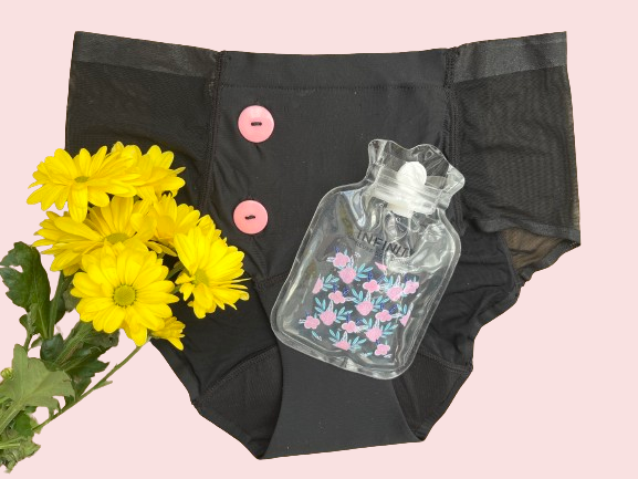 2. La Menstruelle (culotte de règle & mini bouillotte)